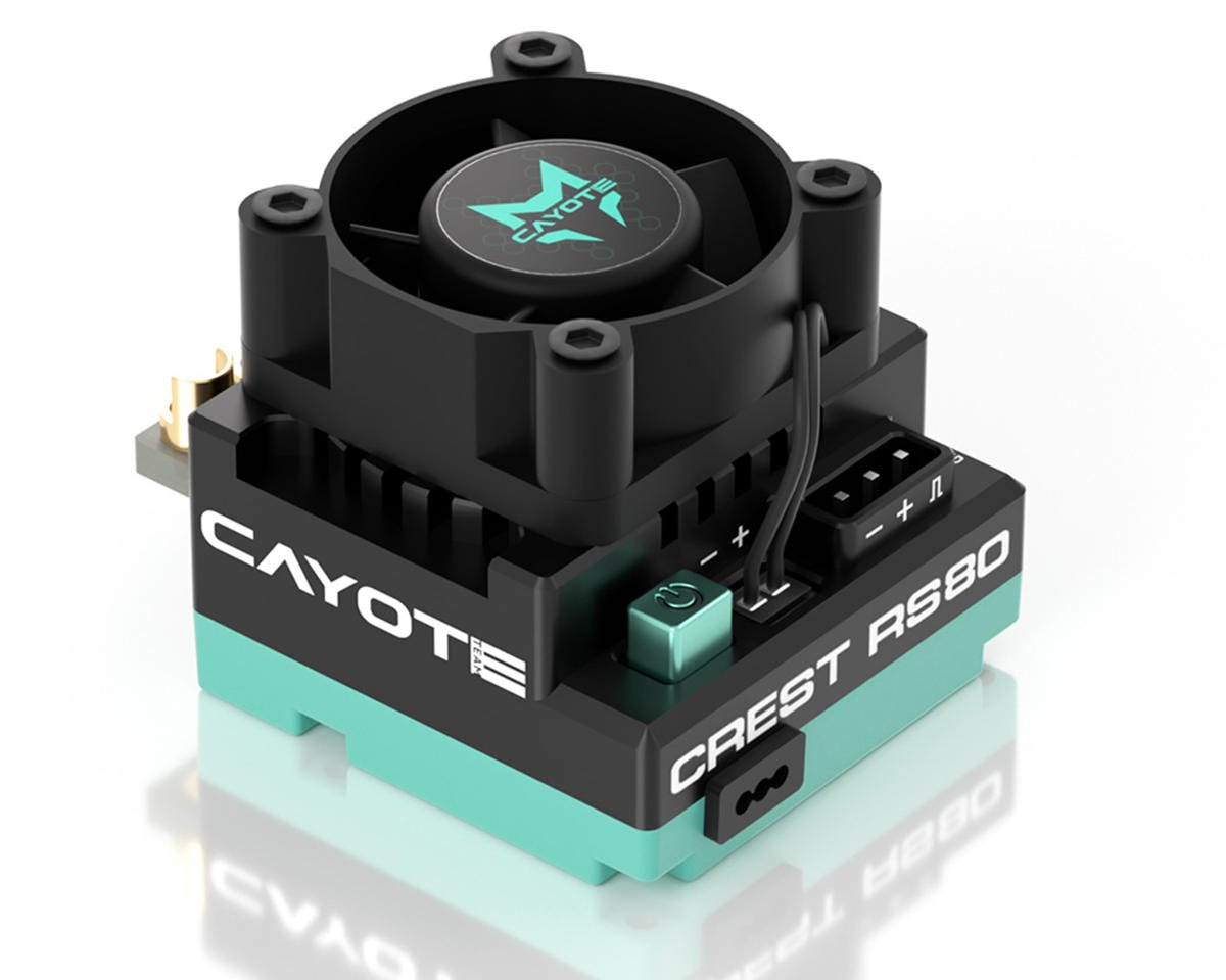 Cayote Crest RS80 1/10 Stock 80A Sensored Brushless Competition ESC, CYEA11003