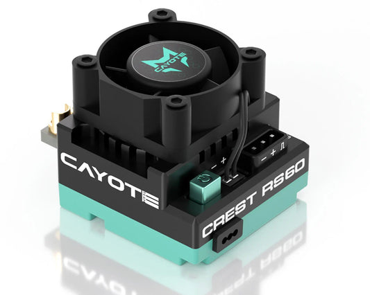 Cayote Crest RS60 1/10 Stock 60A Sensored Brushless Competition ESC, CYEA11004