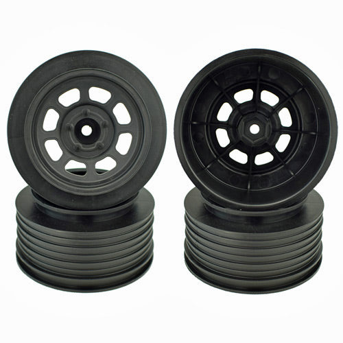 Speedway SC Wheels for Traxxas Slash Rear / 21.5mm BKSP (4Pcs)
