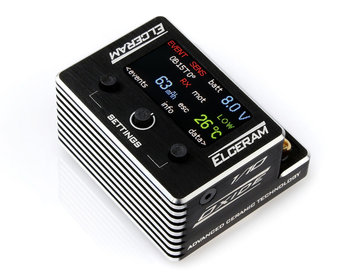 Elceram G2 Oxide 1/10 Brushless ESC w/Color LCD Display, ELC021
