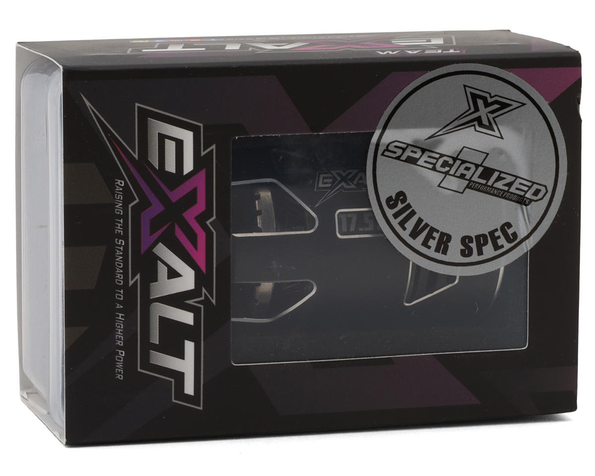 Team Exalt Phoenix Silver Spec Brushless 2S Motor (17.5T), EXA01175SS