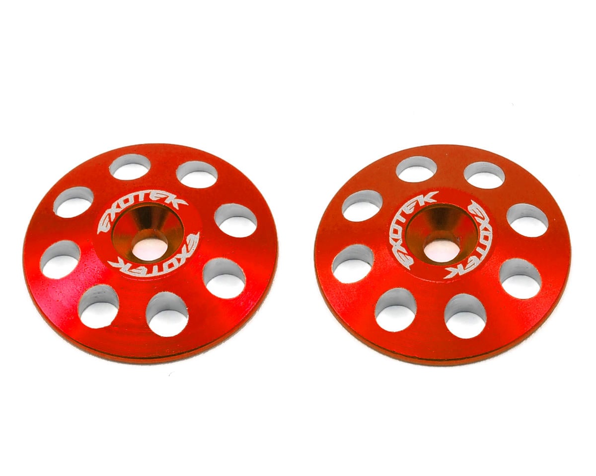 Exotek 22mm 1/8 XL Aluminum Wing Buttons (2), EXO1665