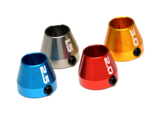 Collar Set, Metric 1.5mm, 2.0mm, 2.5mm and 3.0mm, for MIP Hex Wrenches, EXO1835