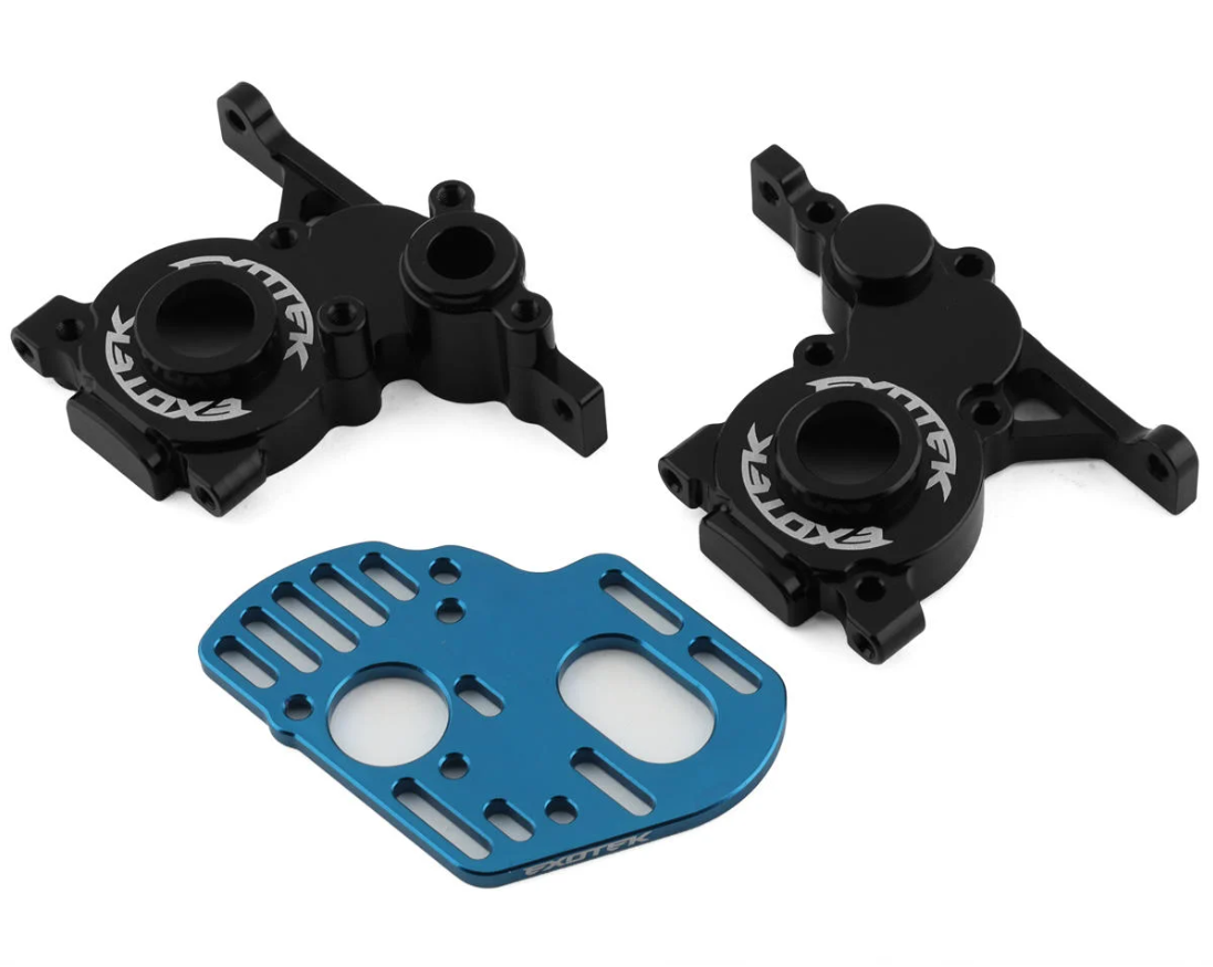 Exotek DR10M Aluminum 3 Gear Gearbox w/Motor Plate, EXO2123