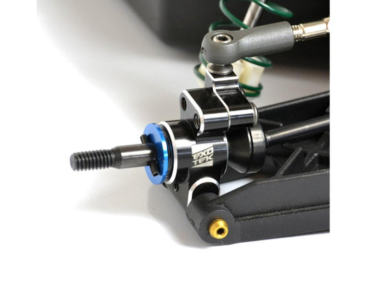 Exotek Team Associated RC10 Aluminum HD Adjustable Rear Hubs (Black) (2), EXO2363