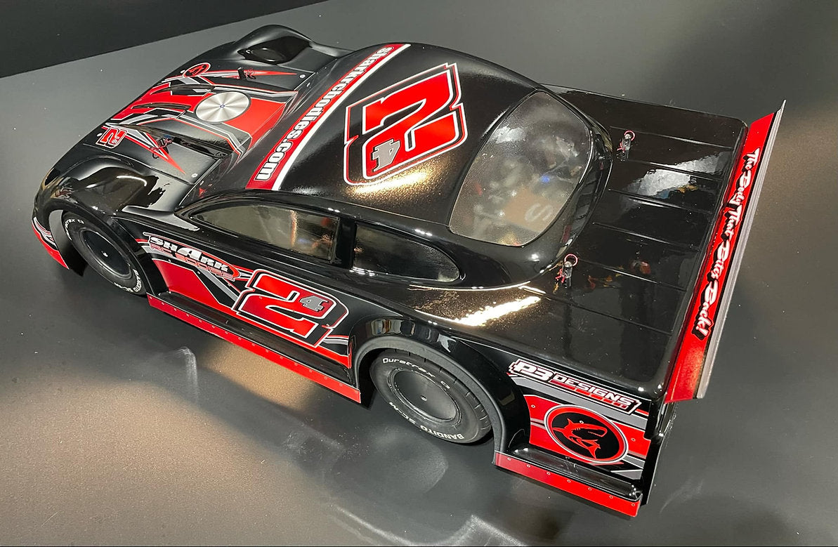 Shark RC The Slingshot SC/Slash Body, w/ Chili Bowl Style Spoiler, clear