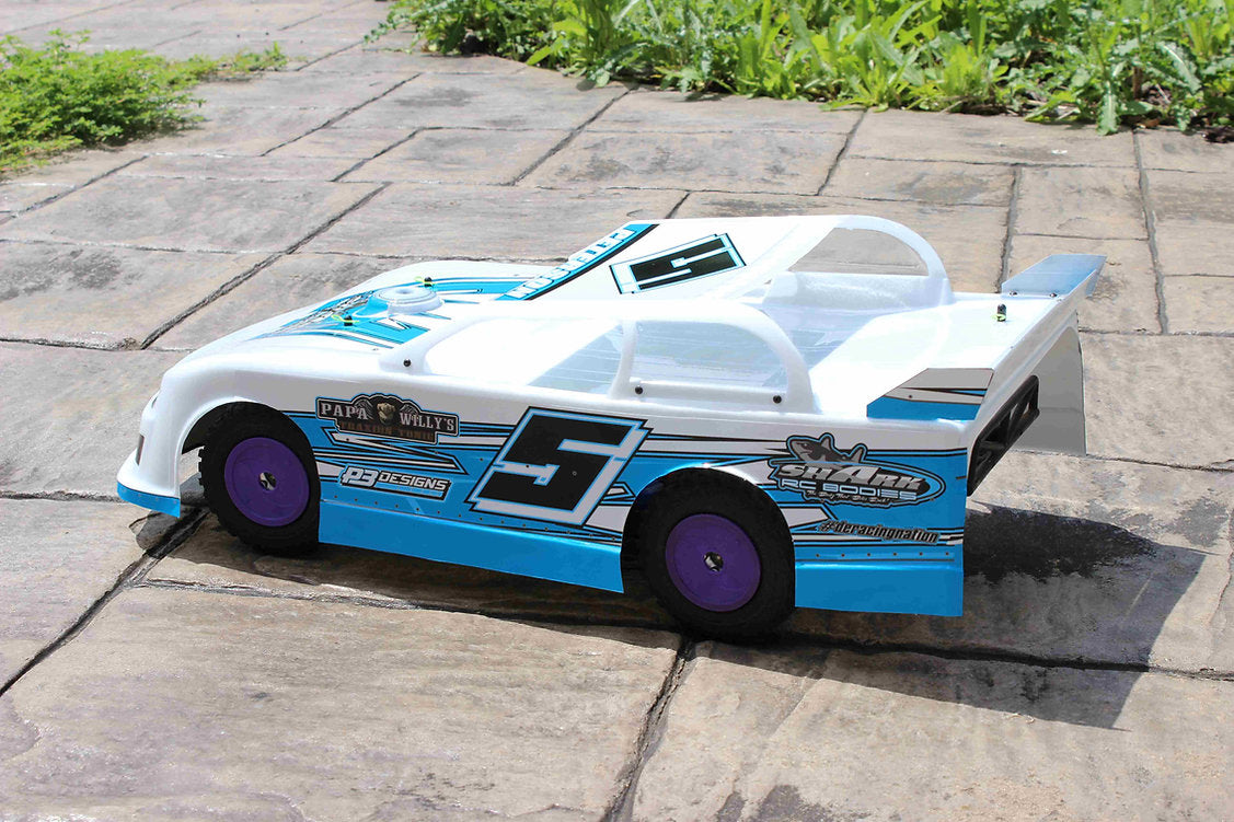 Shark RC Code Red SC/Slash Camaro Street Stock Body, clear