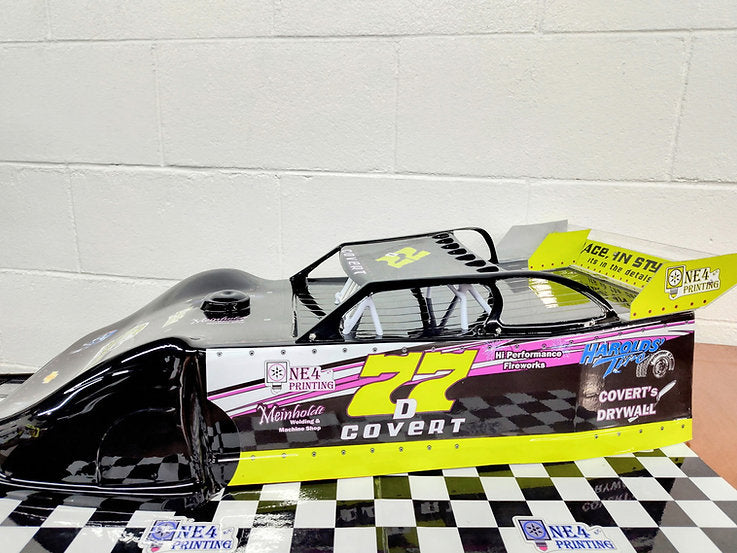 Shark RC The Twister SC Body, shorty spoiler, clear