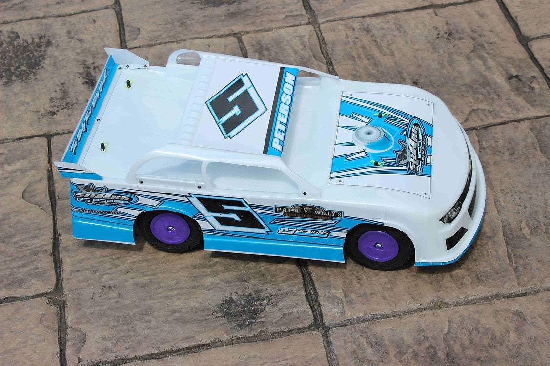 Shark RC Code Red SC/Slash Camaro Street Stock Body, clear