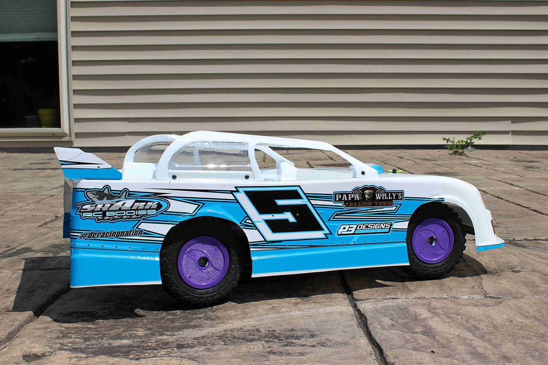 Shark RC Code Red SC/Slash Camaro Street Stock Body, clear