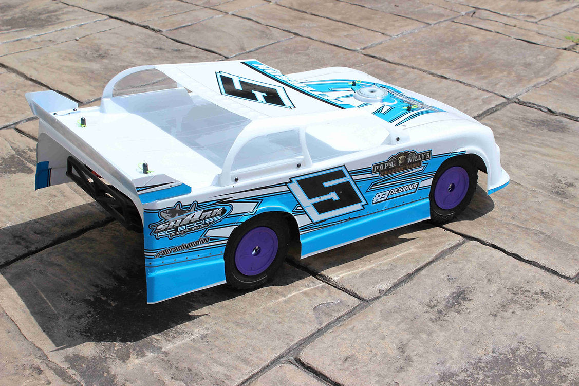 Shark RC Code Red SC/Slash Camaro Street Stock Body, clear