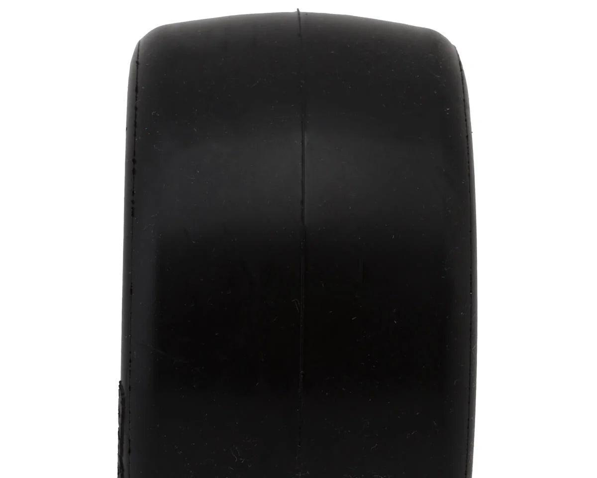 HotRace 1/10 2.2" Slick 2WD/4WD Rear Tires w/Inserts (2) (White), HR-003-2111