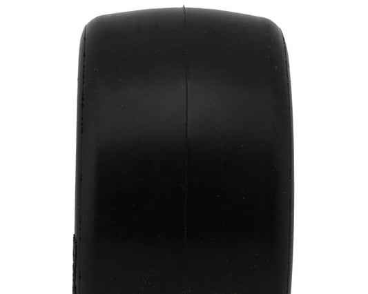 HotRace 1/10 2.2" Slick 2WD/4WD Rear Tires w/Inserts (2) (White), HR-003-2111