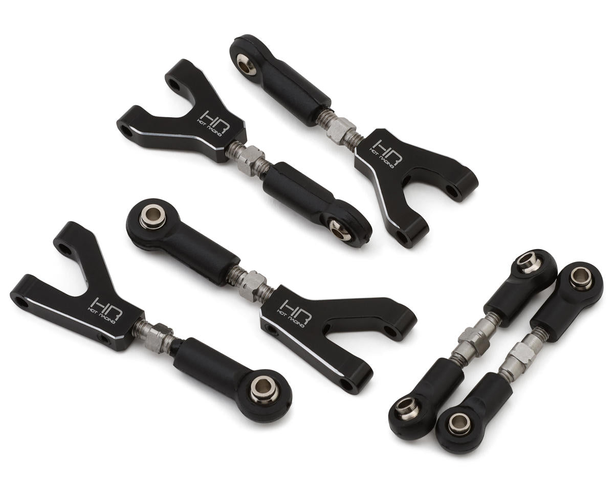 Losi NASCAR Aluminum Adjustable Camber & Steering Links Set, HRAGRM547NC01