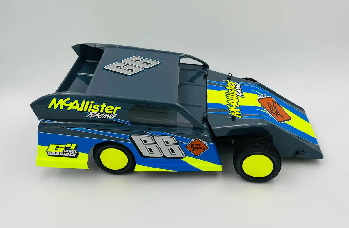 McAllister Racing High Side Tickler 2.0 MidWest Modified Body, MCA-325
