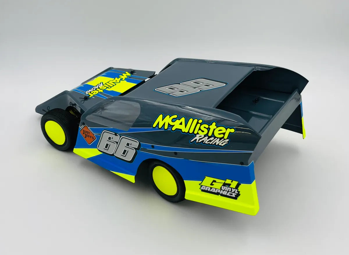 McAllister Racing High Side Tickler 2.0 MidWest Modified Body, MCA-325
