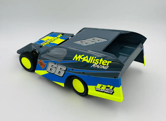 McAllister Racing High Side Tickler 2.0 MidWest Modified Body, MCA-325