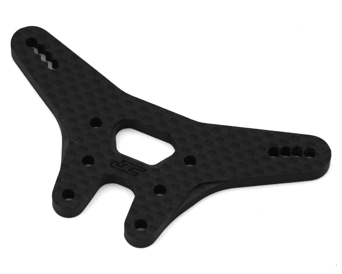 RC10B7 Carbon Fiber Rear Shock Tower (Black), JCO5199-2