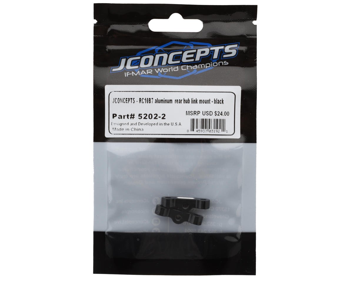RC10B7 Aluminum Rear Hub Link Mount (2), JCO-5202