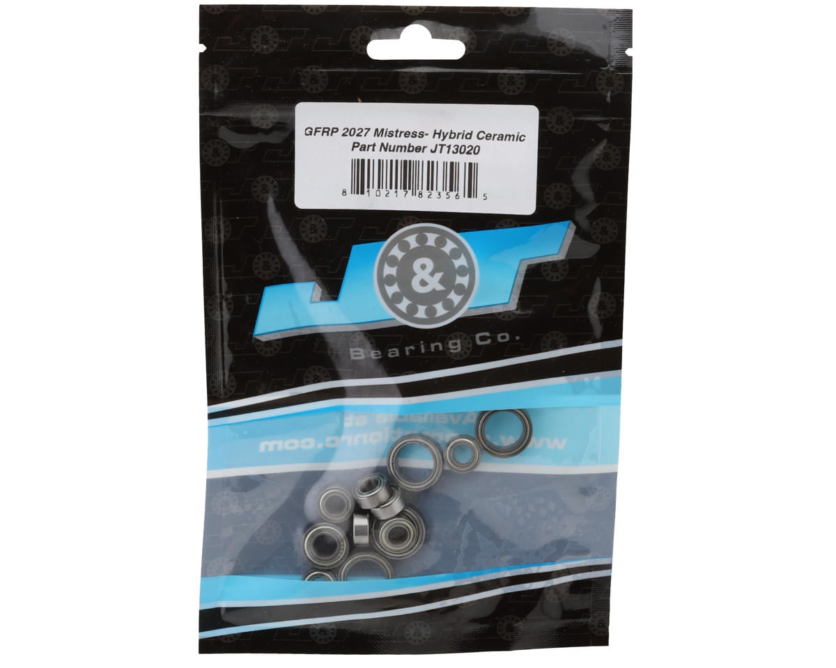 J&T Bearing Co. GFRP 2027 Mistress Ball Bearing Kit (Hybrid Ceramic), JTB-13020