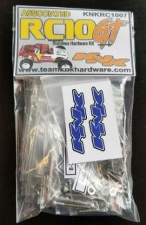 Stainless Hardware Kit for original RC10GT, KNKRC1007