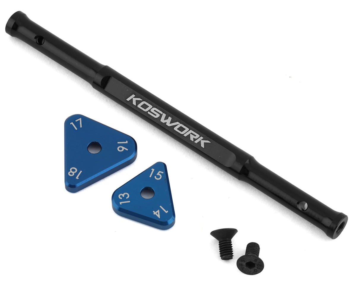 Koswork Aluminum 1/10 Buggy Ride Height Gauge Set (13-15mm & 16-18mm), KOS13300-1316