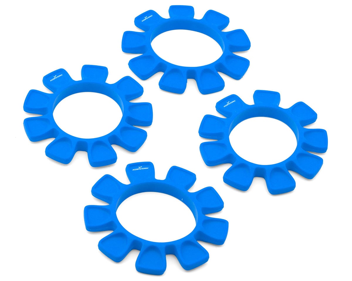 UFO High Strength Silicone Tire Glue Bands (4) (1/8 & 1/10), KOS14605