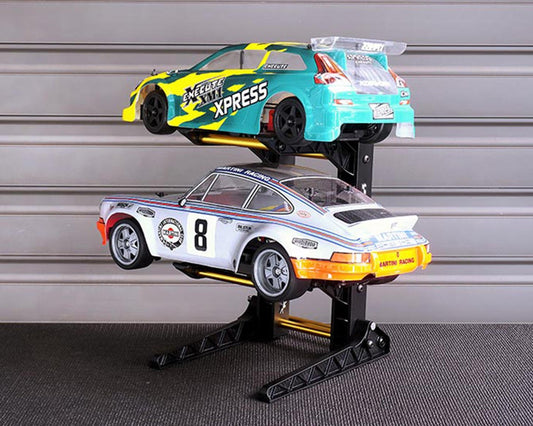 Koswork 2 Layer 1/10 Car Display Stand (200x240x325mm) W/Carrying Bag, KOS50747
