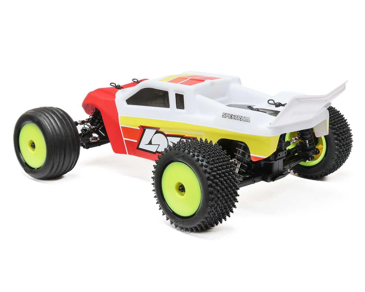 Losi Mini-T 2.0 V2 1/18 RTR 2WD Brushless Stadium Truck (Red) w/2.4GHz Radio, Battery & Charger