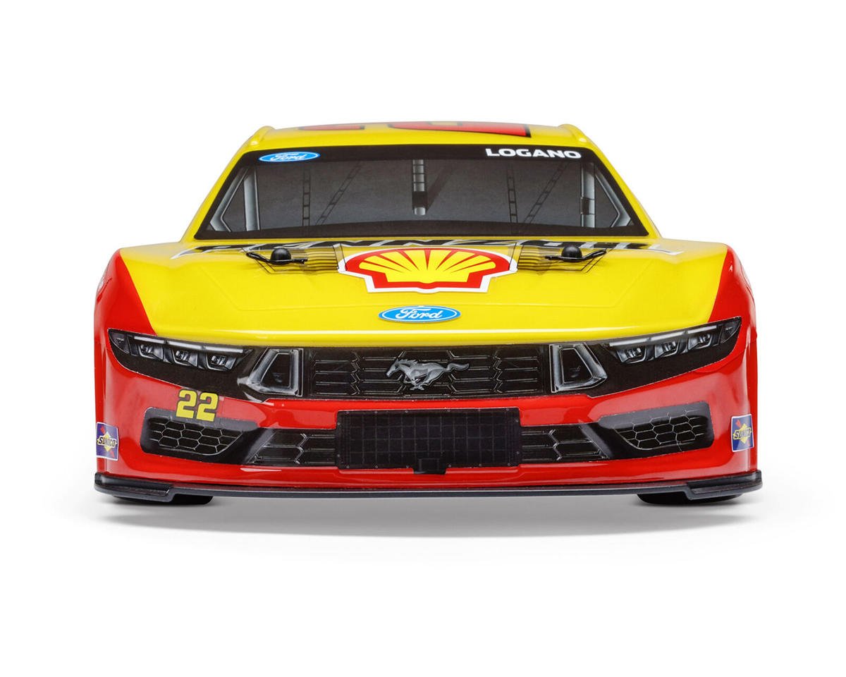 Team Losi 1/12 NASCAR #22 Shell 2025 Ford Mustang 2S AWD RTR On-Road Car - Joey Logano, LOS1122522