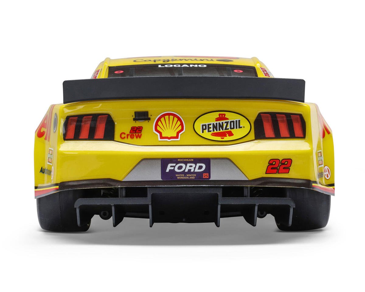 Team Losi 1/12 NASCAR #22 Shell 2025 Ford Mustang 2S AWD RTR On-Road Car - Joey Logano, LOS1122522