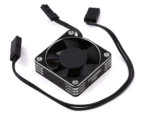 35x35x10mm Aluminum High Speed HV Cooling Fan (Silver/Black) PTK-2113