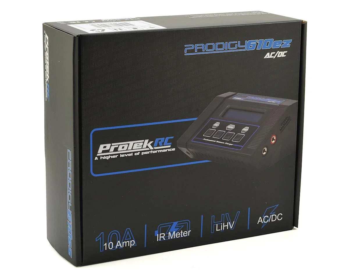 ProTek RC "Prodigy 610ez AC/DC" LiHV/LiPo Balance Battery Charger (2-6S/10A/100W), PTK-8522
