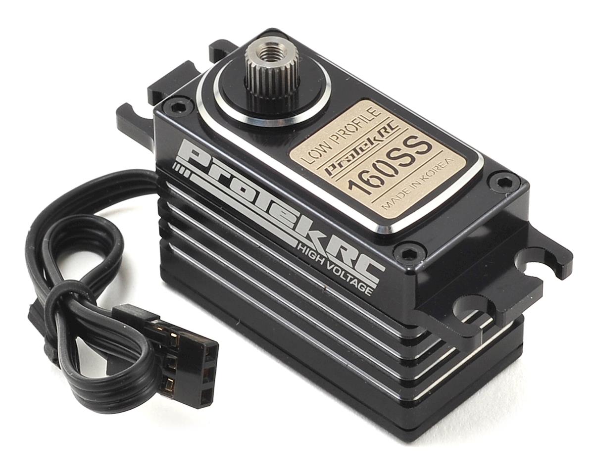 ProTek RC Low Profile Super Speed Metal Gear Servo, High Voltage, Metal Case, PTK-160ss