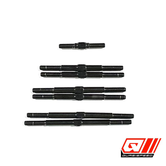 24 Assault Black Titanium Turnbuckle Kit, QS-1200