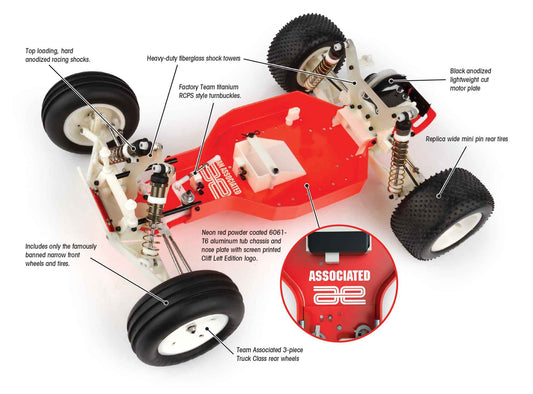 RC10T Cliff Lett Edition Kit, ASC-7003