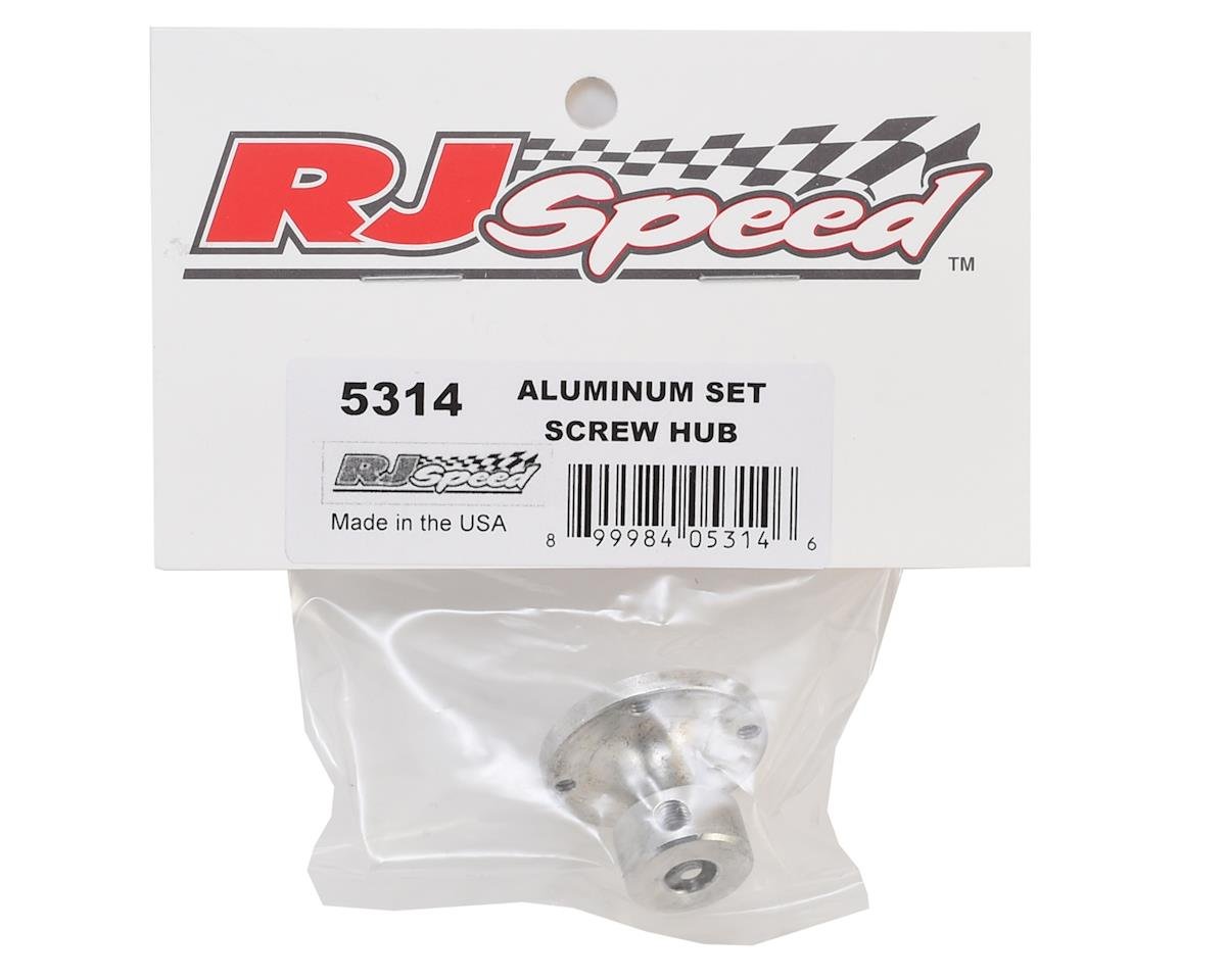 RJ Speed Aluminum Set Screw Hub for 1.10 Pan Cars, RJS5314
