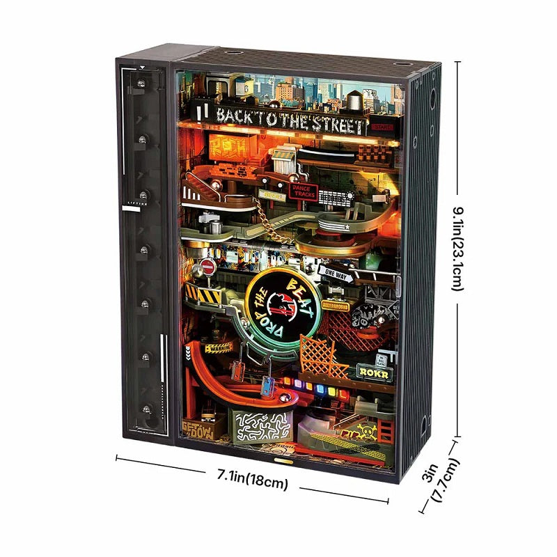 ROKR Hip-Hop Street Marble Run Mechanical 3D Marble Run, ROEMR03S