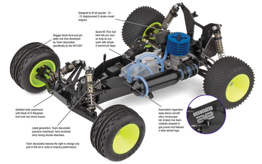 RC10GT Richard Saxton Edition Gas Truck Kit, ASC-7067