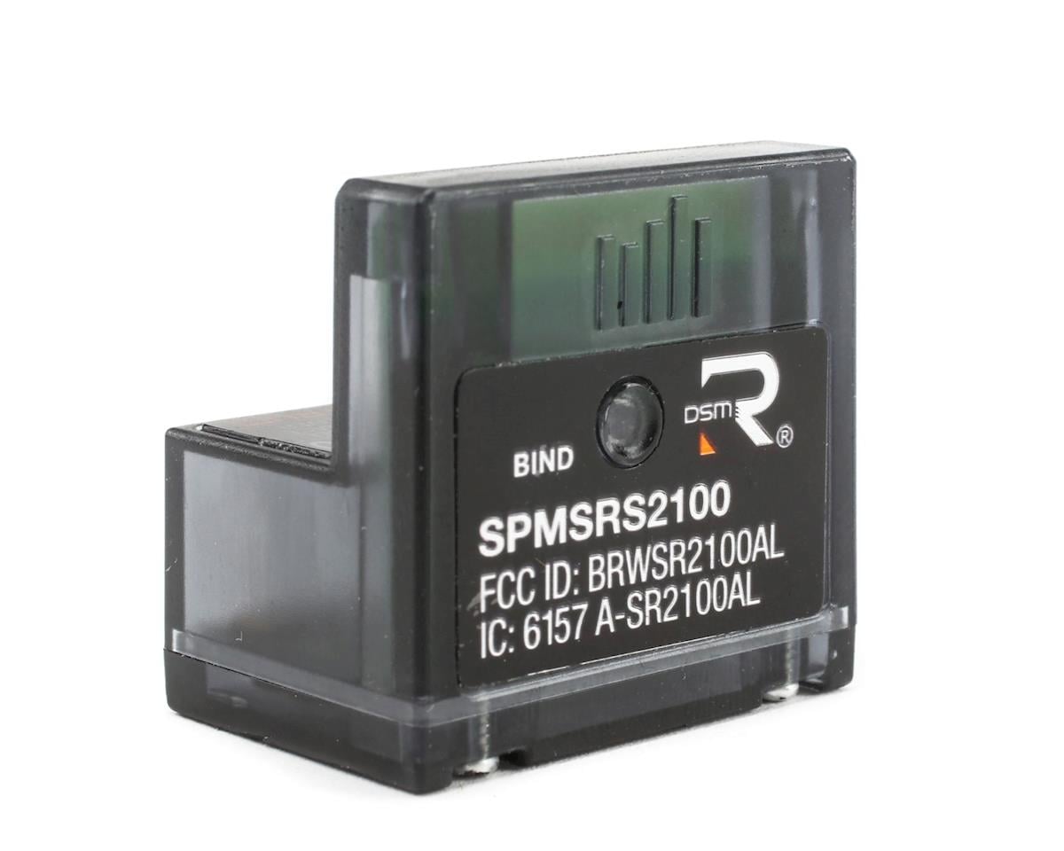 Spektrum RC SR2100 Micro 3-Channel DSMR Race Surface Receiver w/Internal Antenna, SPMSR2100