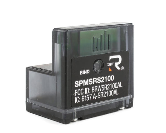 Spektrum RC SR2100 Micro 3-Channel DSMR Race Surface Receiver w/Internal Antenna, SPMSR2100
