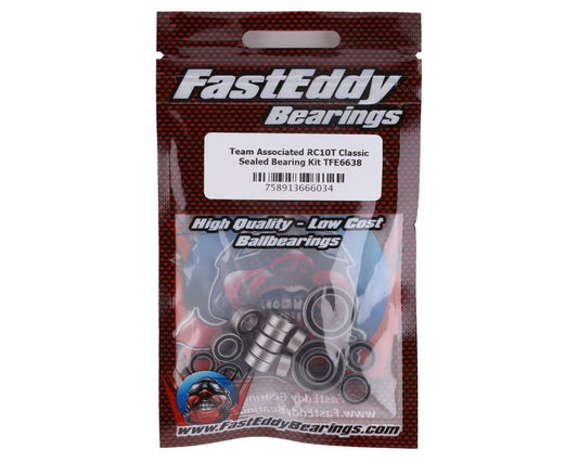 FastEddy Team Associated RC10T Classic Sealed Bearing Kit, TFE6638