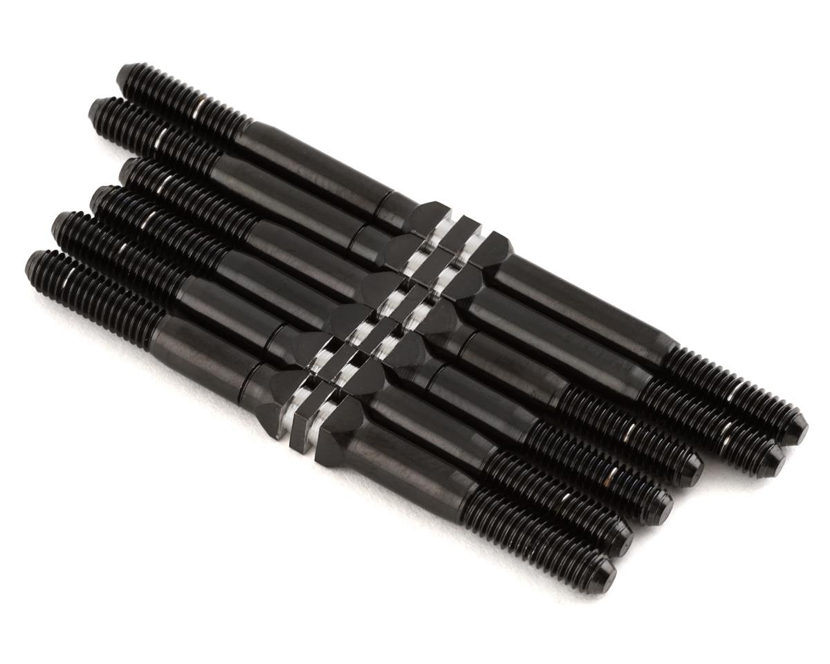 Whitz Racing Products HyperMax Rocket 4 3.5mm Titanium Turnbuckle Kit (Black), WRP-CWLM4-HM2