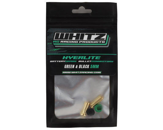 Whitz Racing Products Battery Grabs w/5mm Bullets (Green), WRP-GRB-GRN