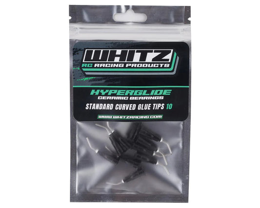 Whitz Racing Products Standard Curved Glue Tips (10pk), WRP-SGT-BLK