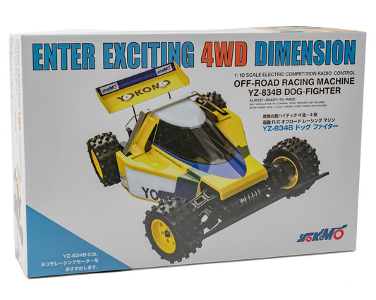 Yokomo 834B Dog Fighter Reproduction 1/10 4WD Off-Road Electric Buggy Kit (Semi-Assembled), YOKYZ-834B