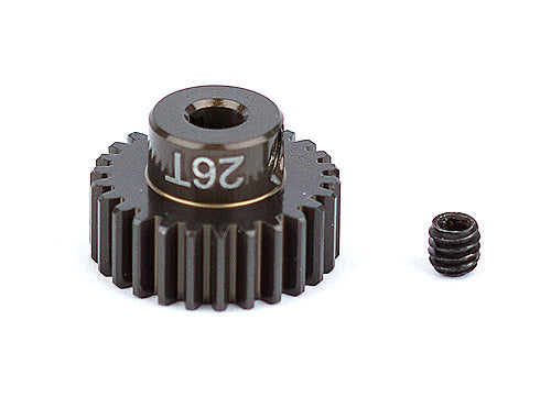 Team Associated FT Aluminum Pinion Gear, 26T 48P, 1/8 shaft