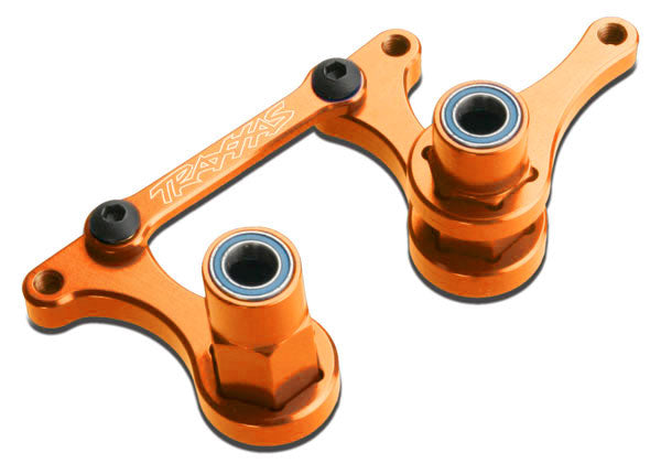 Steering bellcranks, drag link (6061-T6 aluminum)/ 5x8mm ball bearings (4)/ hardware (assembled)