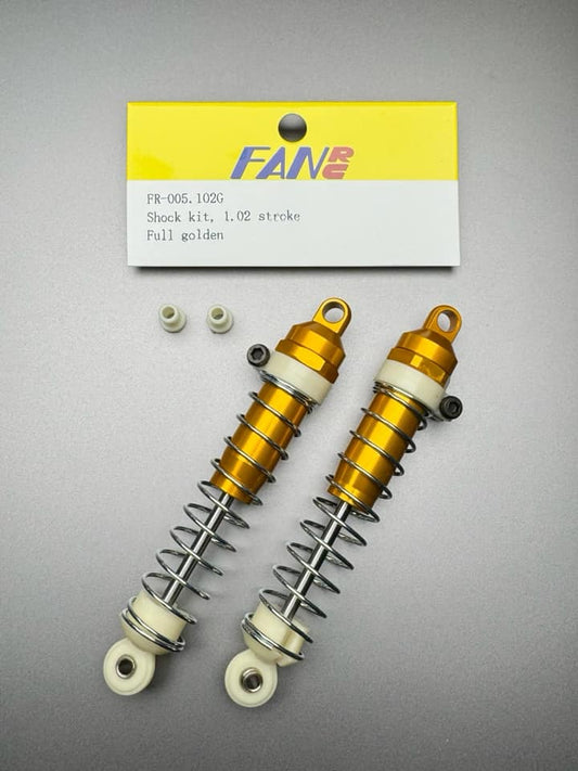 Golden Body & Golden Cap Shock kit, 1.02 stroke