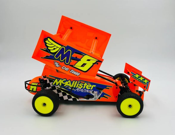 McAllister Racing Port Royal Sprint Body (Complete with Wings) 7 in x 7 in, fits CW cage, MCA-750